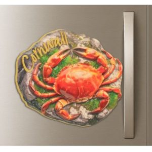 Cornwall Crab Cast Metal Magnet