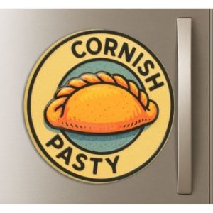 Cornish Pasty Cast Metal Magnet